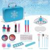 Kids Makeup Set, Frozen Themed, Washable Portable Beauty Cosmetics Kit, Rich Makeup Toys for Birthday Parties, Makeup Classes, Halloween Costumes view 4