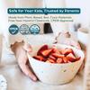 Nook Theory 4 Pack Bamboo Bowls - 22 Oz Reusable Toddler and Kids Bowl, Dishwasher Safe - Not Microwavable Bamboo Dishes (Celebration) view 2