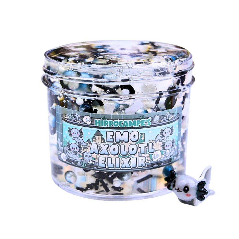 Emo Axolotl Elixir Slime | Handmade Slime | Hippocampe Slimes (8OZ)