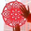 30PCS Chinese Paper Cutting Kit, Red Fun Paper Art Crafts Kits for Window Decoration Spring Festival Chinese New Year Celebration Activity, Creative Handmade Paper-Cut view 3