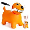 EVERICH TOY Bouncy Dog Horse Hopper for Toddlers, Bouncy Animals Jumping Horse, Inflatable Ride on Bouncer Hopping Toys Gifts for Boys Girls 18 Months 2 3 4 5 6 Years Old view 1