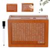 2025 New Cash Vault Wooden Savings Box, Wooden Cash Saver Money Box, Cash Saver Box, Coin Counter Piggy Bank, Money Box with Counter, Wooden Money Box with Money Target and Numbers (3000) view 1