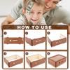 2025 New Cash Vault Wooden Savings Box, Wooden Cash Saver Money Box, Cash Saver Box, Coin Counter Piggy Bank, Money Box with Counter, Wooden Money Box with Money Target and Numbers (3000) view 4