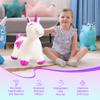 EVERICH TOY Bouncy Horse Unicorn Toys for Kids, Inflatable Bouncing Animal Hopping Toys, Outdoor Indoor Ride On Bouncer, Boys Girls Birthday Gift for 18 Months 2 3 4 5 6 Years Old Toddler view 4