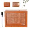 2025 New Cash Vault Wooden Savings Box, Wooden Cash Saver Money Box, Cash Saver Box, Coin Counter Piggy Bank, Money Box with Counter, Wooden Money Box with Money Target and Numbers (2000) view 1