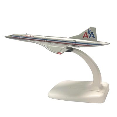 1:400 American Concorde Supersonic Aircraft Metal Alloy Diecast Model (Concorde AA)