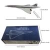1:400 American Concorde Supersonic Aircraft Metal Alloy Diecast Model (Concorde AA) view 2
