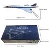 1:400 Concorde Supersonic Air American Aircraft Metal Alloy Diecast Model (Concorde Air American) view 2