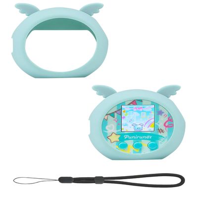 Chanvoo Silicone Case Compatible with Punirunes Interactive Digital Toy - Protective Sleeve with Lanyard (Case Only) - Teal