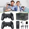 20000+ Games Retro Gaming Console,2025 Home Game Console Wireless Double Handle PSP Arcade Double TV Game Console Plug and Play Video Game Stick, HDMI Output TV(64G) view 1