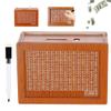 2025 New Cash Vault Wooden Savings Box, Wooden Cash Saver Money Box, Cash Saver Box, Coin Counter Piggy Bank, Money Box with Counter, Wooden Money Box with Money Target and Numbers (5000) view 1