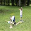 Smoby Life Adventure Course - Motor Skills - 4 Stakes and 4 Boards - Up to 3.5 m Long - Recycled Material - From 2 Years - Made in France view 2
