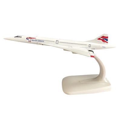 1: 400 Concorde British Airways Supersonic Aircraft Model Metal Diecast Limited Edition Collection Air Plane Model (Concorde British Airways)