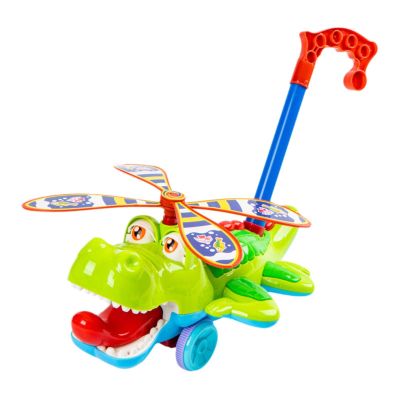 JunZheHub Walking Toy for, Push Along Learning Toy with Detachable Handle, Green