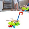 JunZheHub Walking Toy for, Push Along Learning Toy with Detachable Handle, Green view 2