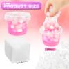2000 Pcs Jelly Cubes White Jelly Block Bulk Jelly Cubes Charms Accessories Stuff Toys for DIY Art Crafts Birthday Party Favors view 2