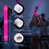 YOFOBU 48Pack LED Glow Foam Sticks Bulk,Light Up Glow Sticks with 3 Flashing Modes,Glow Wands Party Pack,Glow In The Dark Party Supplies for Mother's Day,July 4th, Wedding,Birthday,Concert(Pink) view 2