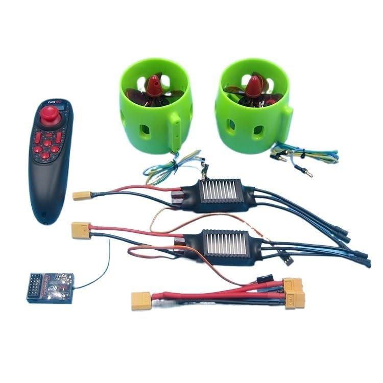 12-24V Ship Model Pull Net Boat Rescue Boat Underwater Propeller Underwater Robot Remote Control Boat Propeller Power Set Assembly