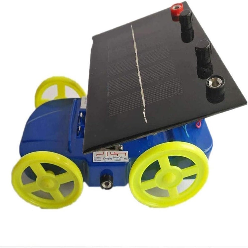 Scientific Exploration Equipment Tools Driveable Solar Energy Trolley Model Kit Physics Experiment Solar Car Physics Exploration Instrument