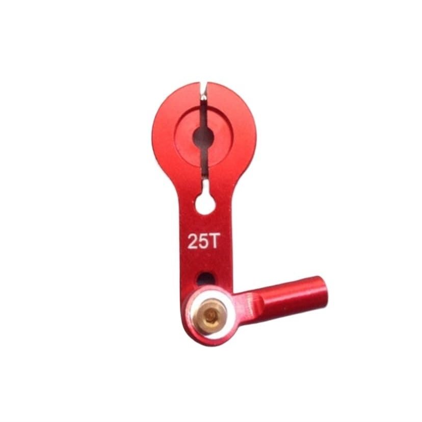 Aluminum Alloy 25T Servo Swing Arm M2 Metal Ball Head Servo Arm Threaded Tie Rod Mounting Arm Model Accessories