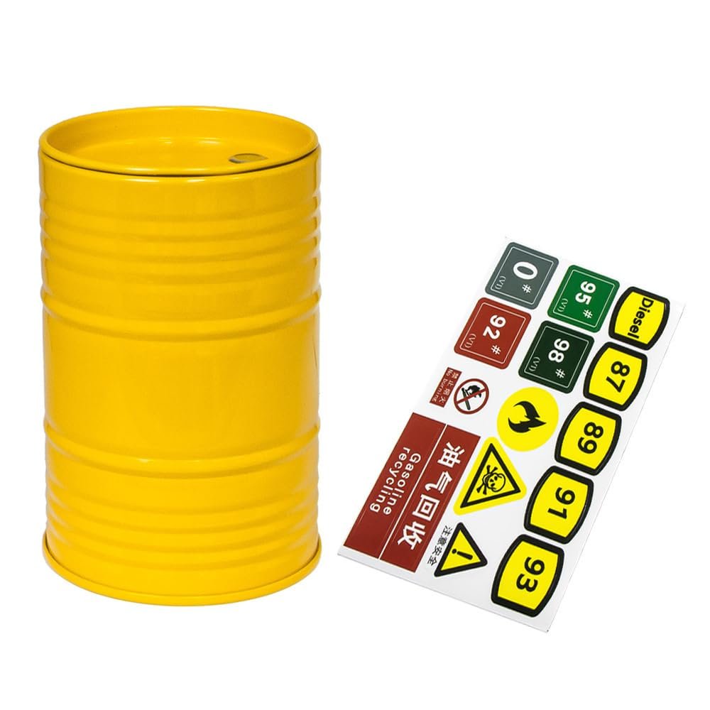 1/10 RC Car Racing Oil Barrel Drum Pen Holder for 1/10 1/8 RC Car Upgrade Parts