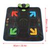 Music Dance Pad, Adjustable 3 Game Modes Electric Dance Mat for Children Kids, MP3 Connection, Foldable Non Slip PVC Material view 2