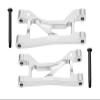Aluminum 7075 Alloy Rear Upper Suspension ARMS for Traxxas 1/16 Mini Maxx 4WD RTR Brushless Monster Truck 107154-1 Upgrades - Silver view 1