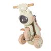 Foldable Toddler Tricycle, Kids Trike Toy with Music Light, for Kids 1 to 4 Years Old, with Sturdy Frame, Stable Wheelbase, Rear Storage Box view 3