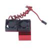 High Speed ESC Cooling Fan Heat Sink for Slash 4x4 VXL, Rustler 4x4 VXL, Stampede 4x4 VXL, Hoss 4x4 VXL, Velineon VXL RC Car with Alloy view 2