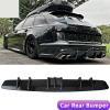 84CM Compatible For A3 A4 A5 A6 S6 Car Rear Diffuser Fin Bumper Lip Splitter Spoiler Chassis Deflector Lip Kit Modified Styling(Gloss black) view 2