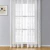 Iuokuby High Grade European Embroidered Kids Baby Room Sheer Curtains Rod Pocket Drapre Voile Fabric for Living Room Bedroom Balcony(1 Panel, W 54 x L 95 inch, White) view 1