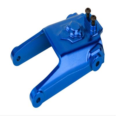 BeaxTurbo Racing Upgrade Parts CNC Aluminum #7075 Steering Servo Protector Plate for LOSI Promoto MX 1/4 LOS261010 (Blue)