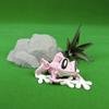 GdTenyuanHeki 3D Printed Magnetic Frog,Figurines 3D Fake Frog ,Articulated 3D Printed Animals,3D Printed Fidget for Refrigerator Magnets Decor,Computer Monitor Decor (Pink 15cm) view 3