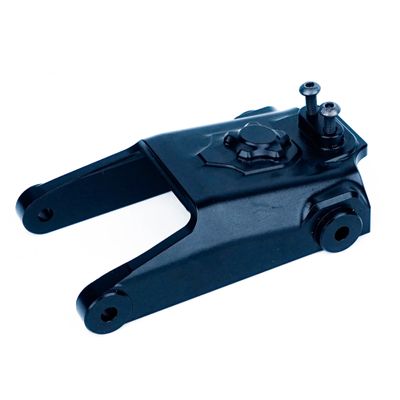 BeaxTurbo Racing Upgrade Parts CNC Aluminum #7075 Steering Servo Protector Plate for LOSI Promoto MX 1/4 LOS261010 (Black)