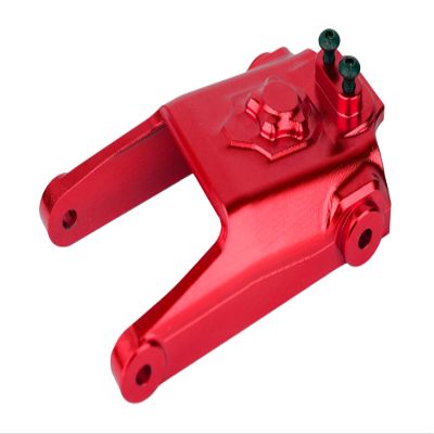 BeaxTurbo Racing Upgrade Parts CNC Aluminum #7075 Steering Servo Protector Plate for LOSI Promoto MX 1/4 LOS261010 (red)