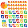 24 Set End of Year Students Gift from Teacher Bulk Bucket and Ball Set with Blessing Card Preschool Kindergarten Graduation Gifts Pool Party Favors Beach Party Favors (Classic Beach Bucket Set) view 1