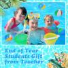 24 Set End of Year Students Gift from Teacher Bulk Bucket and Ball Set with Blessing Card Preschool Kindergarten Graduation Gifts Pool Party Favors Beach Party Favors (Classic Beach Bucket Set) view 2