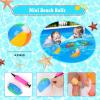 24 Set End of Year Students Gift from Teacher Bulk Bucket and Ball Set with Blessing Card Preschool Kindergarten Graduation Gifts Pool Party Favors Beach Party Favors (Classic Beach Bucket Set) view 4