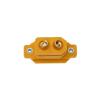 APLJDFD 5PCS ; XT90NE Fixed Model Aircraft Plug, Power Ba/tt/ery Electrically Adjustable Ch/ARG/ing; Yellow Female Head; XT90NE-F view 2