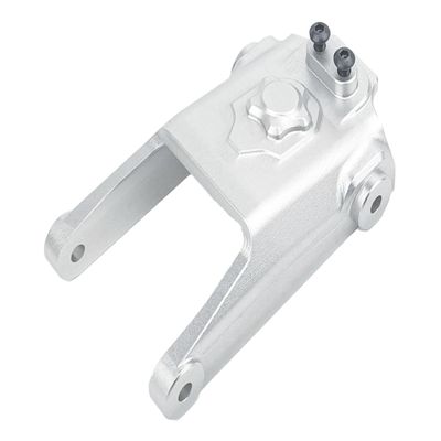 BeaxTurbo Racing Upgrade Parts CNC Aluminum #7075 Steering Servo Protector Plate for LOSI Promoto MX 1/4 LOS261010 (Silver)