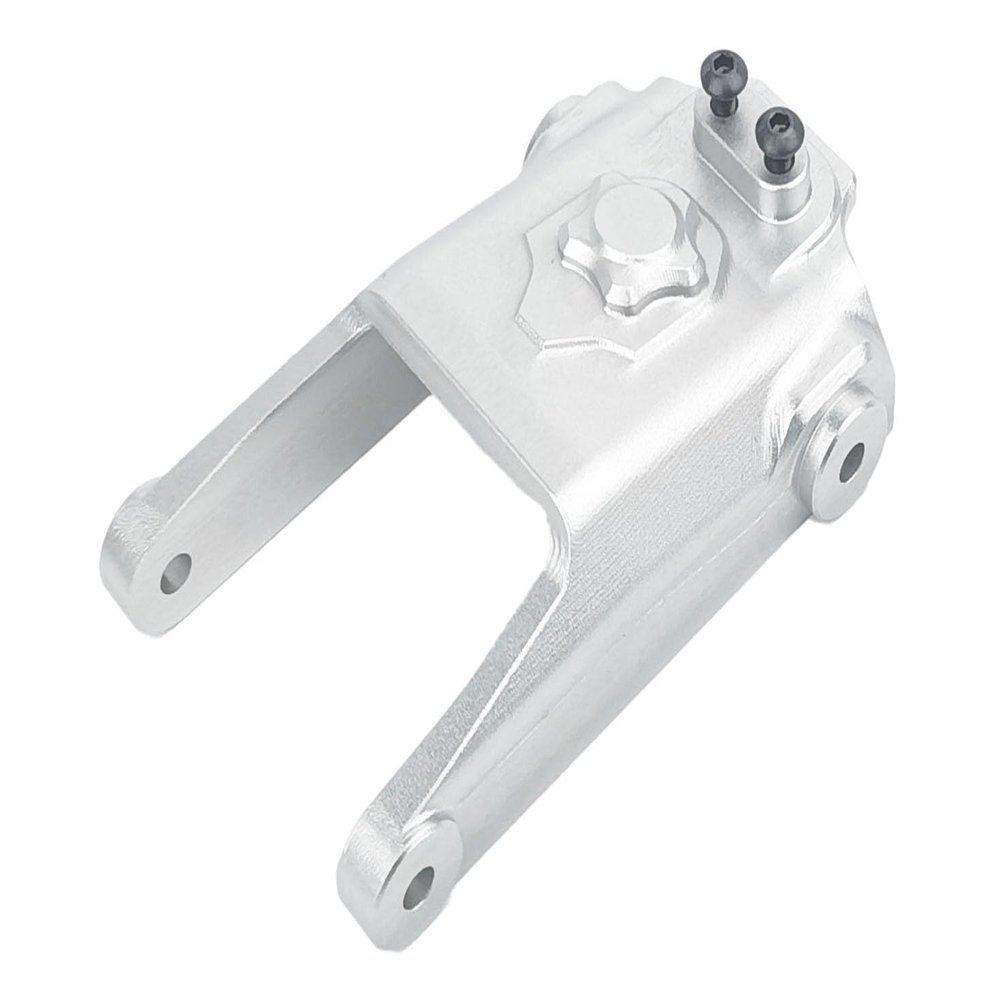 BeaxTurbo Racing Upgrade Parts CNC Aluminum #7075 Steering Servo Protector Plate for LOSI Promoto MX 1/4 LOS261010 (Silver)