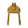 BeaxTurbo Racing Upgrade Parts CNC Aluminum #7075 Steering Servo Protector Plate for LOSI Promoto MX 1/4 LOS261010 (Gold) view 2