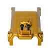 BeaxTurbo Racing Upgrade Parts CNC Aluminum #7075 Steering Servo Protector Plate for LOSI Promoto MX 1/4 LOS261010 (Gold) view 3