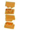 5PCSModel Aircraft Plug;XT60PV/C Du/stpr/oof and Water Proof Protective Cover YellowXT60.C-F(Female Head);XT60.C-M(Male Head) view 3