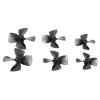 1Pair PC 4-Blade Propeller Outer Dia. 60mm 70mm 80mm Aperture 5mm Ducted Screw for RC Pattern Trawler Vessel Fishing Bait Boat(1pair Dia. 70mm) view 3
