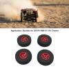 4PCS RC Crawler Wheel Tyre, 1.9in Aluminum Alloy Rubber RC Crawler Wheel Tyre, Strong Cushioning for SCX10 RBX10 1/10 Crawler (Red) view 4