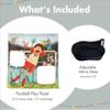 SeeMees Play Panel for Kids Play Couch Childrens Foam Sofa Modular Play Panel for Toddler (Sofa not Included) (Soccer Play) view 2