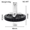 44T 46T M1 Slipper Clutch Gear for Arrma 1/10 Infraction Mega 4x4 SENTON Vendetta Big Rock 3S Kraton Outcast 4S Upgrade Parts(44T) view 4