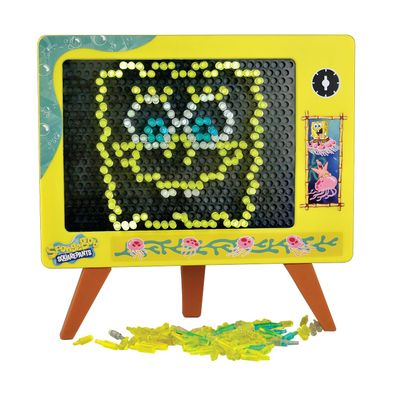 Well Played Spongebob Squarepants Light Board - Interactive Toy for Kids - Spongebob Themed Fun Activity for Constructive and Creative Play - Ages 6