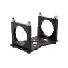 1Set RC Drone Motor Mounting Base 2.0mm 3K Carbon Fiber Plate with Pipe Clamp for 12mm/16mm/20m/22mm/25mm/30mm Tube Accessories(22mm) view 4
